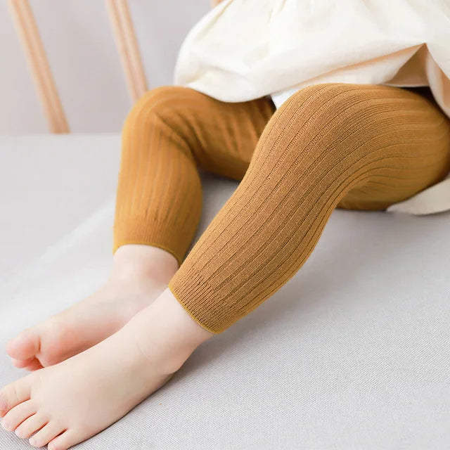 Baby Cotton Stretch Leggings – Soft Knit Tights & Trousers for Boys & Girls 0–6 Years