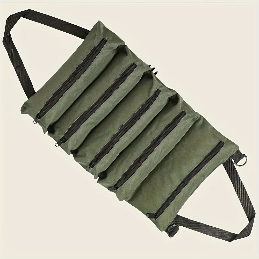 Professional Multi-Pocket Tool Roll Bag – Portable Oxford Cloth Organizer