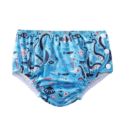 Reusable Baby Swimming Diaper – Waterproof Cloth Swim Pants for 0-3 Years