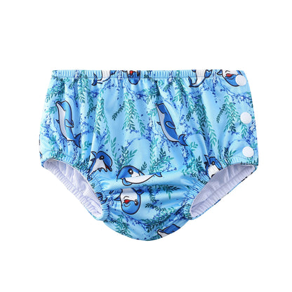 Reusable Baby Swimming Diaper – Waterproof Cloth Swim Pants for 0-3 Years