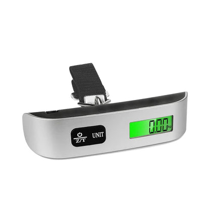 Portable Digital Luggage Scale – 110lb/50kg LCD Hanging Baggage Weigher