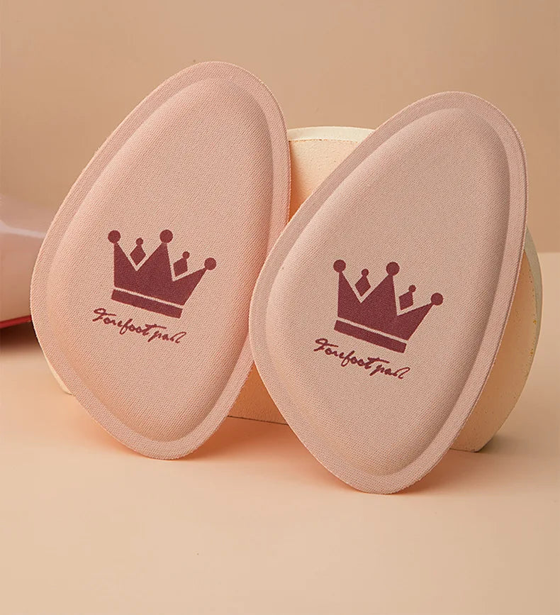 Women Forefoot Cushion Insoles – Non-Slip Pain Relief Half Size Shoe Pads for Heels