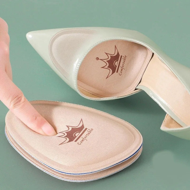 Women Forefoot Cushion Insoles – Non-Slip Pain Relief Half Size Shoe Pads for Heels