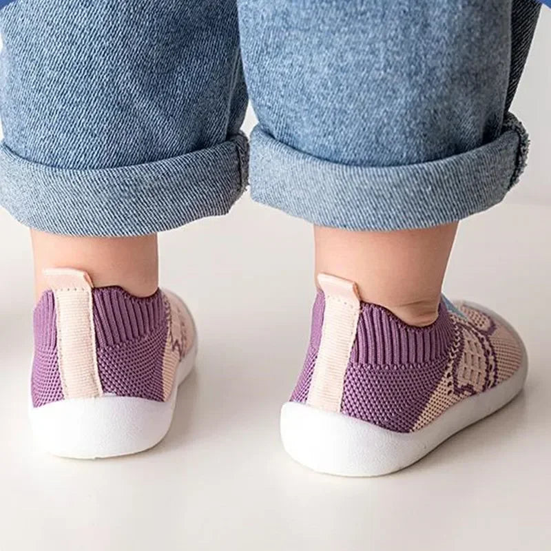 Baby Summer Mesh Sock Shoes – Soft Non-Slip Breathable Toddler Shoes for Boys & Girls 0–5 Years