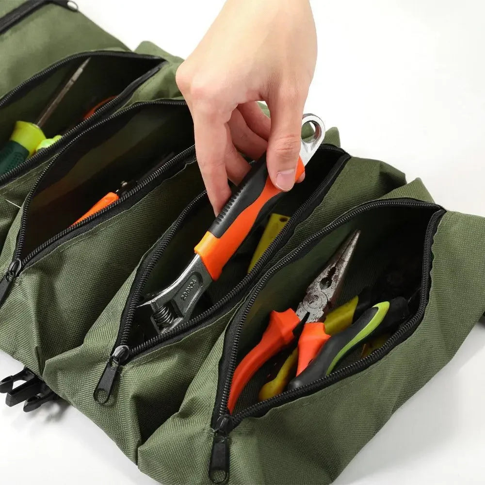 Professional Multi-Pocket Tool Roll Bag – Portable Oxford Cloth Organizer