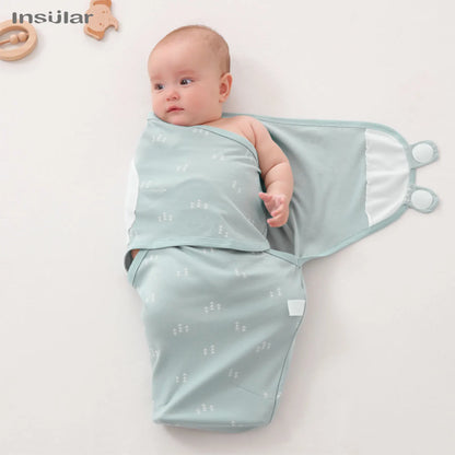 Baby Swaddle Blanket 3-Pack – 100% Cotton Adjustable Newborn Wrap Set for 0–6 Months