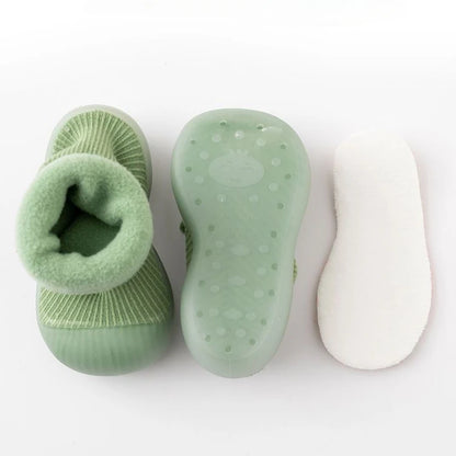 Baby Winter Warm Walking Shoes – Non-Slip Soft Sole Toddler Boots