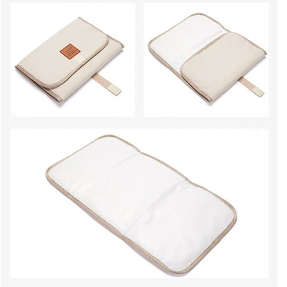 Baby Portable Diaper Changing Mat – Foldable Waterproof Travel Nappy Pad 58.5×30.5cm