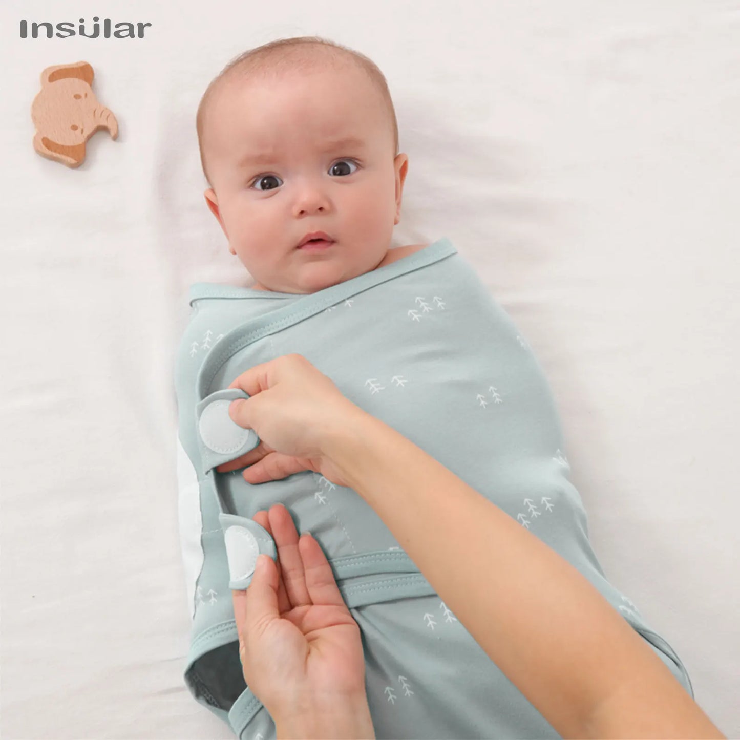 Baby Swaddle Blanket 3-Pack – 100% Cotton Adjustable Newborn Wrap Set for 0–6 Months