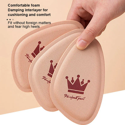Women Forefoot Cushion Insoles – Non-Slip Pain Relief Half Size Shoe Pads for Heels