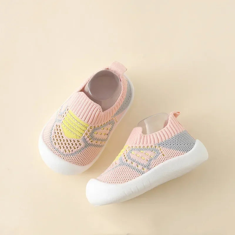 Baby Summer Mesh Sock Shoes – Soft Non-Slip Breathable Toddler Shoes for Boys & Girls 0–5 Years