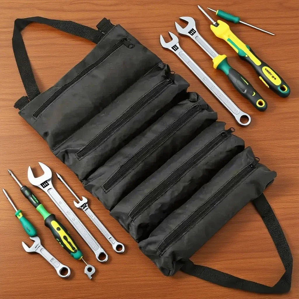 Professional Multi-Pocket Tool Roll Bag – Portable Oxford Cloth Organizer