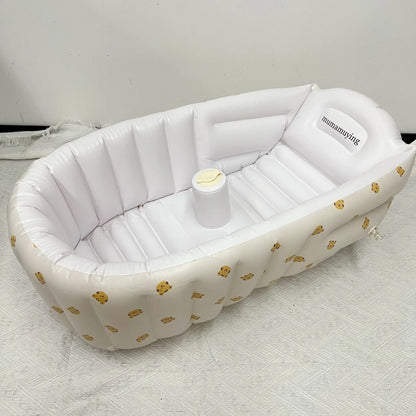 Baby Inflatable Bathtub – Portable Cartoon Animal Swimming Pool for Newborns & Toddlers