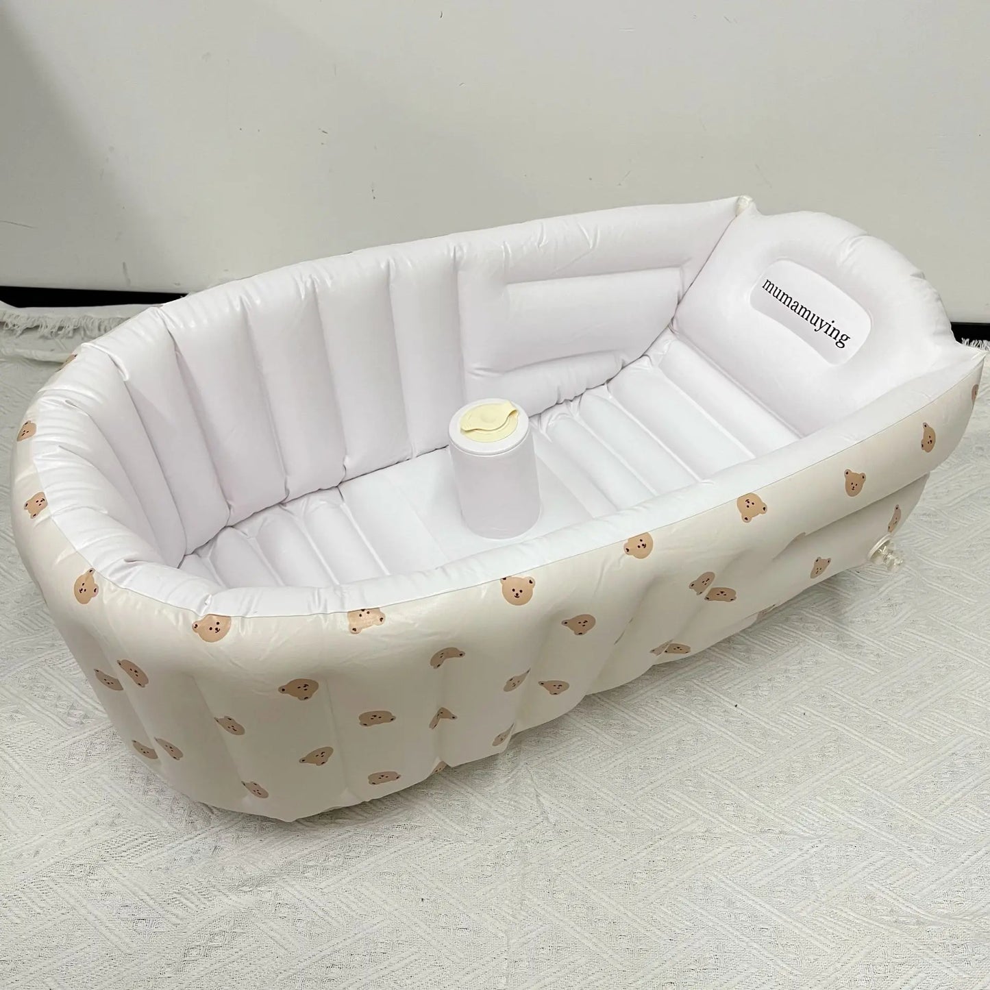 Baby Inflatable Bathtub – Portable Cartoon Animal Swimming Pool for Newborns & Toddlers