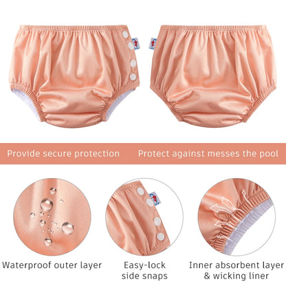 Reusable Baby Swimming Diaper – Waterproof Cloth Swim Pants for 0-3 Years