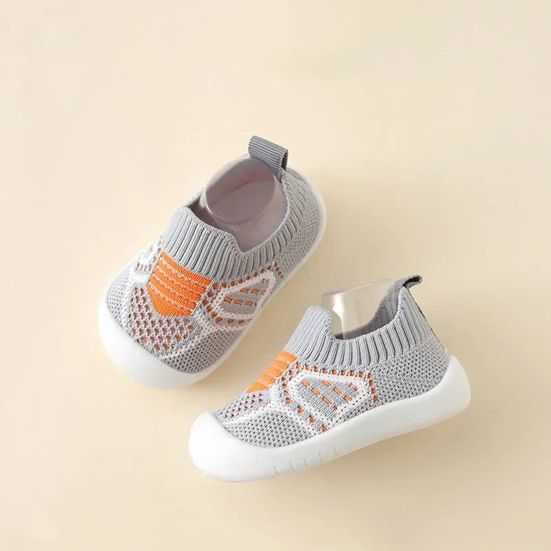 Baby Summer Mesh Sock Shoes – Soft Non-Slip Breathable Toddler Shoes for Boys & Girls 0–5 Years