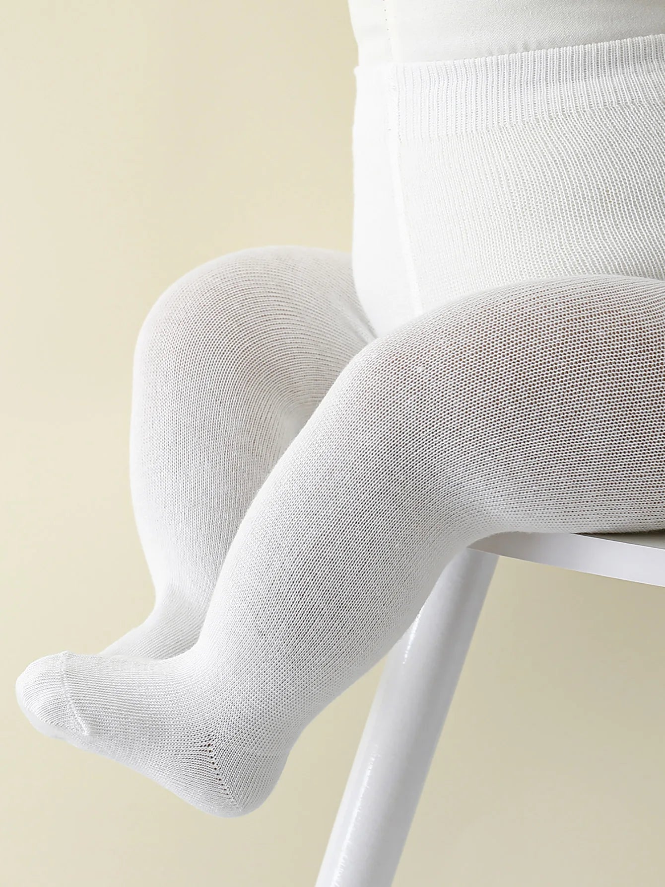 Baby Girls Pantyhose Tights – Soft Elastic Waist Solid Color Stockings for Newborns & Toddlers