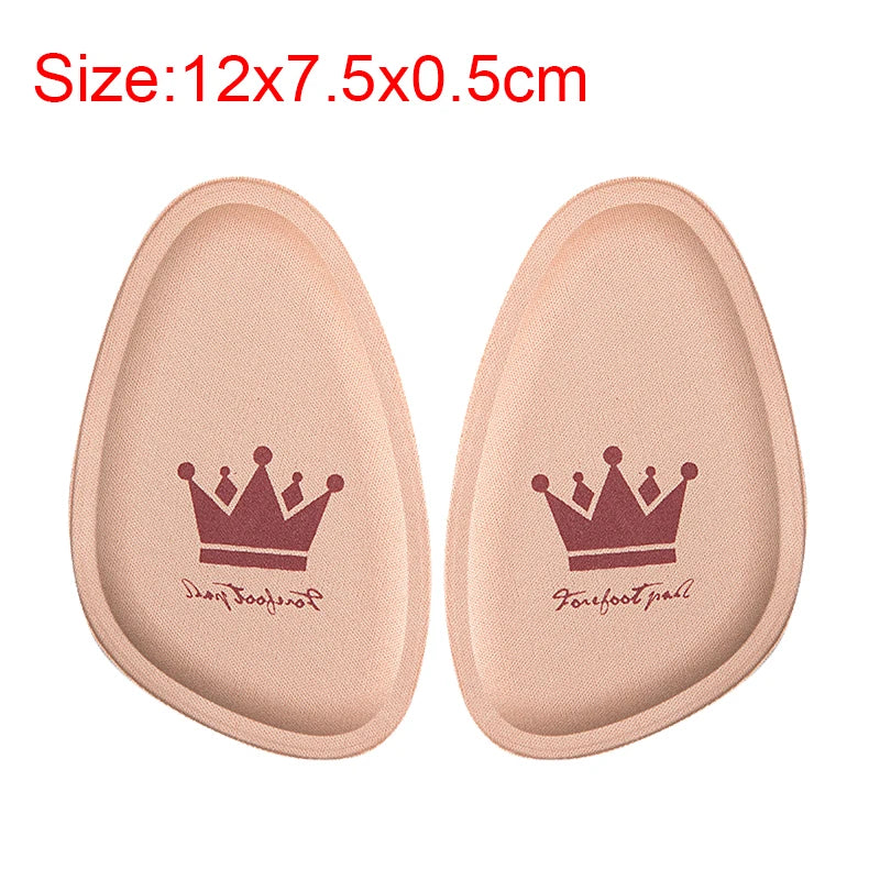 Women Forefoot Cushion Insoles – Non-Slip Pain Relief Half Size Shoe Pads for Heels