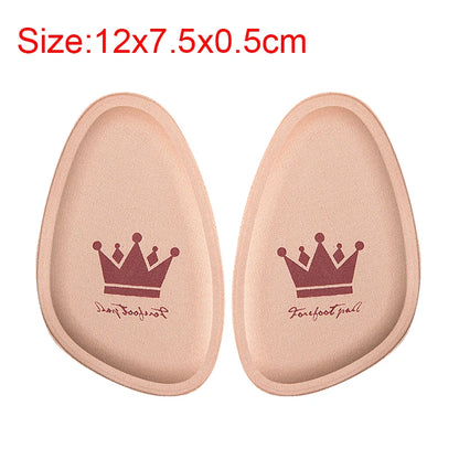 Women Forefoot Cushion Insoles – Non-Slip Pain Relief Half Size Shoe Pads for Heels