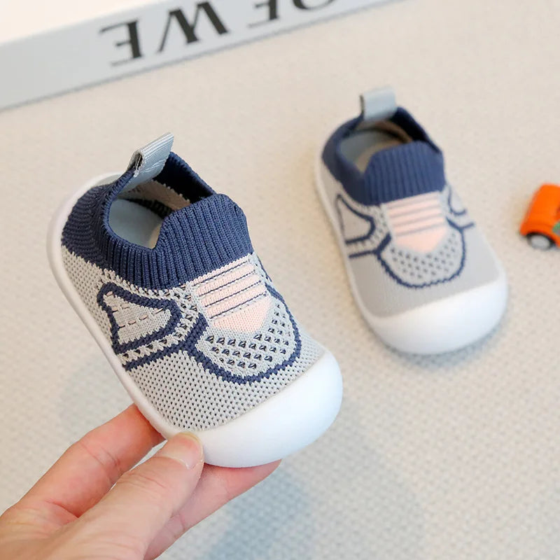 Baby Summer Mesh Sock Shoes – Soft Non-Slip Breathable Toddler Shoes for Boys & Girls 0–5 Years