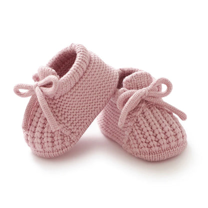 Baby Knitted Booties – Warm Soft Sole First Shoes for Newborns & Toddlers 0–18 Months