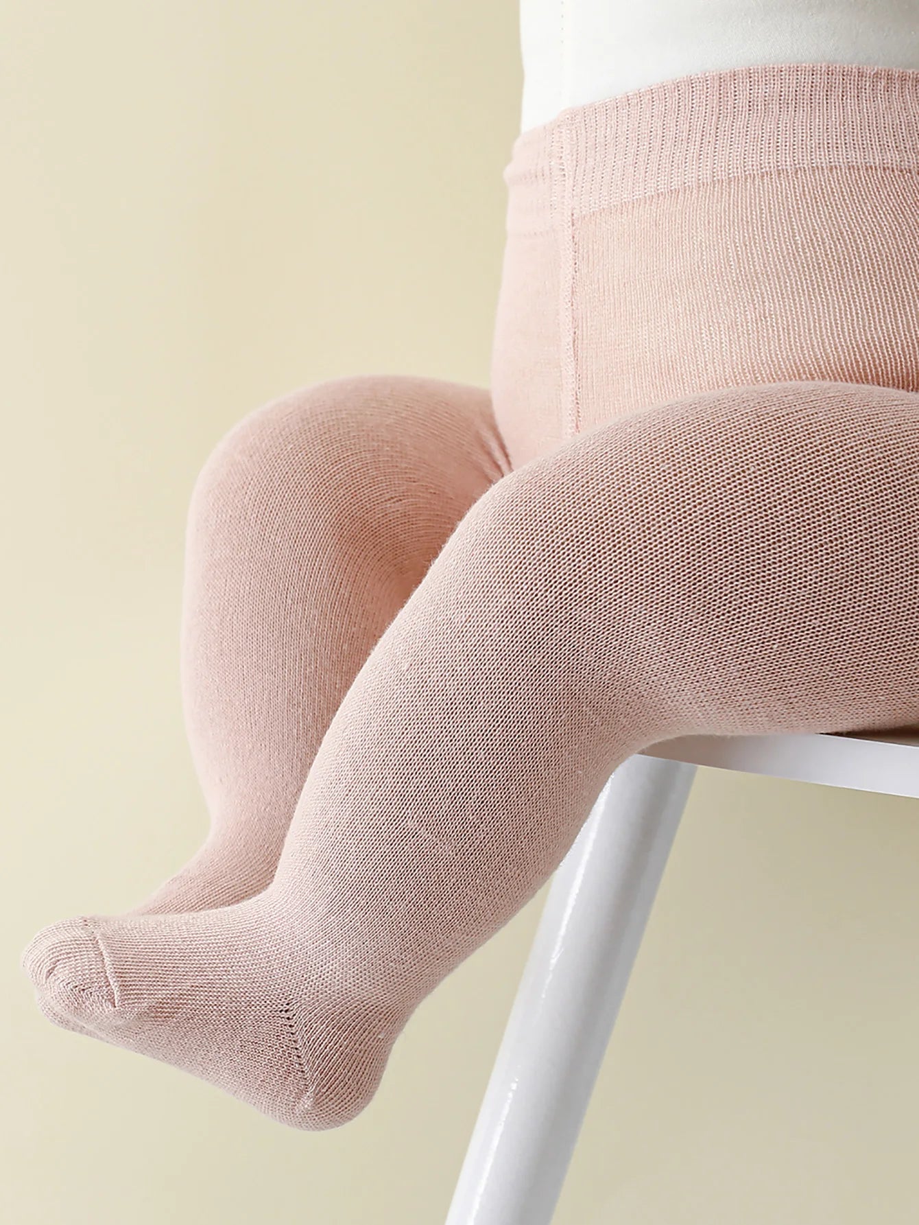 Baby Girls Pantyhose Tights – Soft Elastic Waist Solid Color Stockings for Newborns & Toddlers