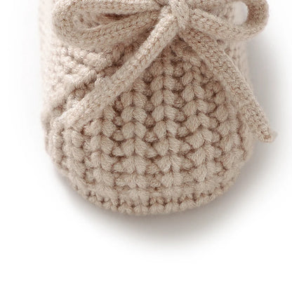 Baby Knitted Booties – Warm Soft Sole First Shoes for Newborns & Toddlers 0–18 Months