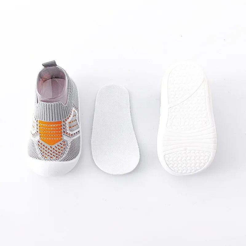 Baby Summer Mesh Sock Shoes – Soft Non-Slip Breathable Toddler Shoes for Boys & Girls 0–5 Years