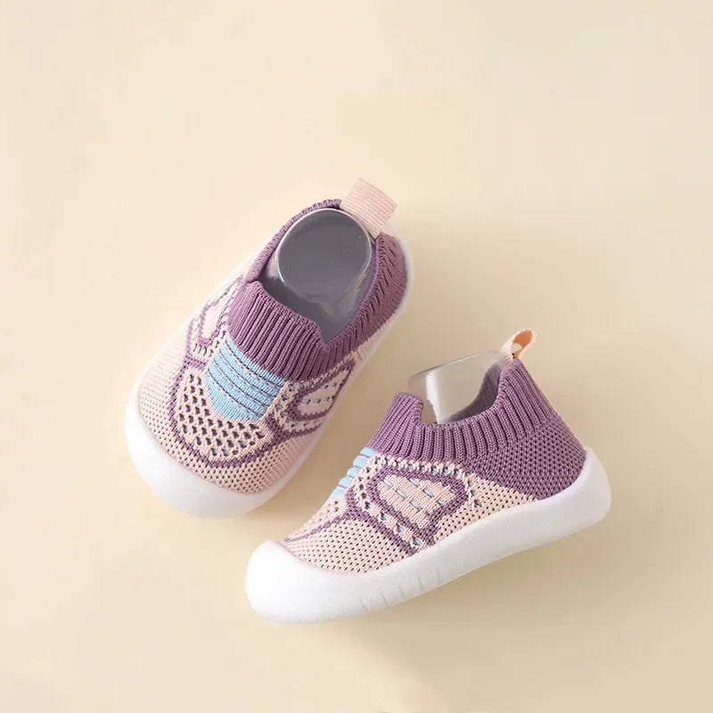 Baby Summer Mesh Sock Shoes – Soft Non-Slip Breathable Toddler Shoes for Boys & Girls 0–5 Years