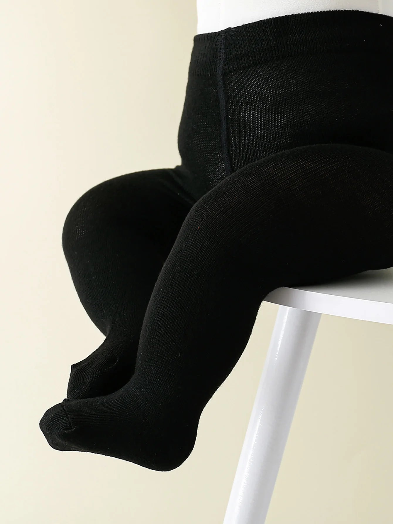Baby Girls Pantyhose Tights – Soft Elastic Waist Solid Color Stockings for Newborns & Toddlers