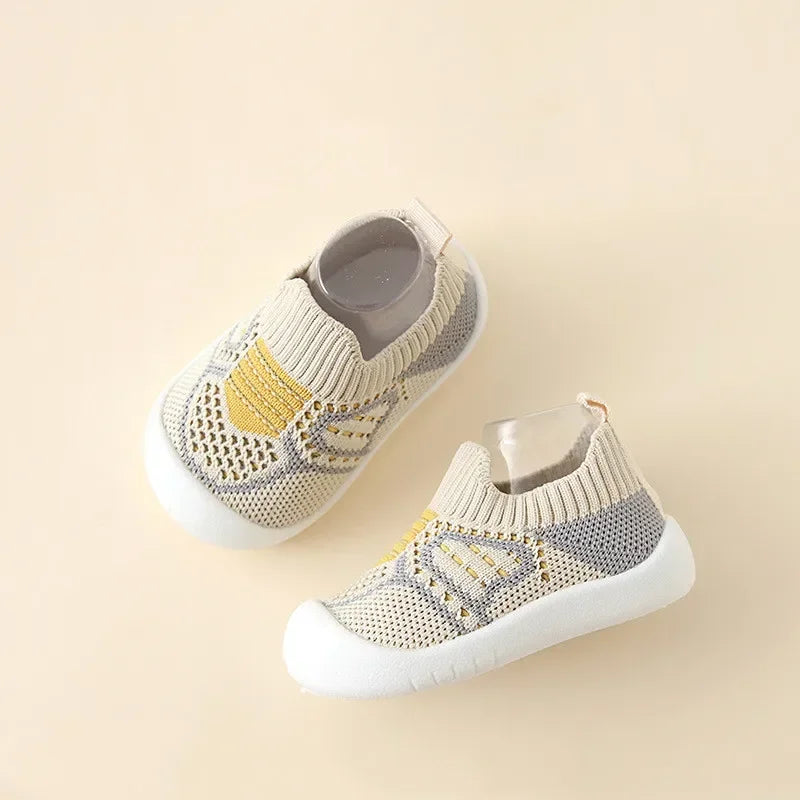 Baby Summer Mesh Sock Shoes – Soft Non-Slip Breathable Toddler Shoes for Boys & Girls 0–5 Years