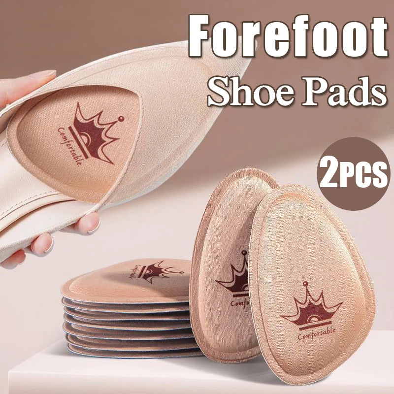 Women Forefoot Cushion Insoles – Non-Slip Pain Relief Half Size Shoe Pads for Heels
