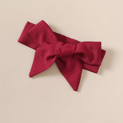 Baby Girl Autumn Dress with Headband – Ruffled Bow Long Sleeve Party Costume for 0–18 Months