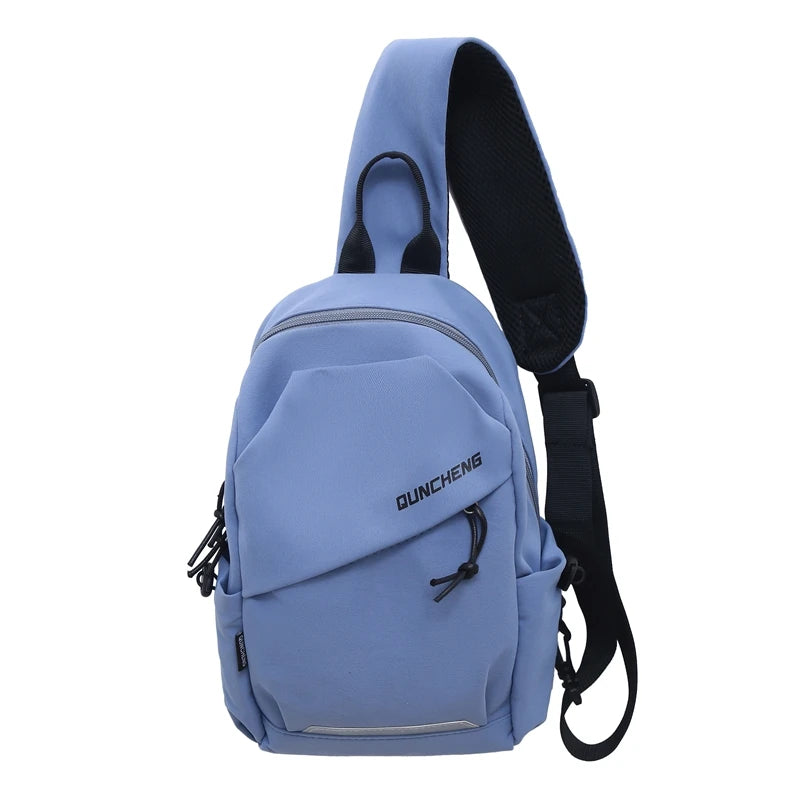 Unisex Nylon Crossbody Chest Bag – Lightweight Sports & Cycling Shoulder Bag