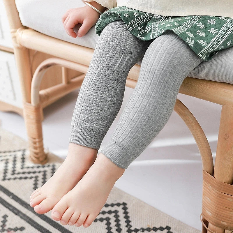 Baby Cotton Stretch Leggings – Soft Knit Tights & Trousers for Boys & Girls 0–6 Years