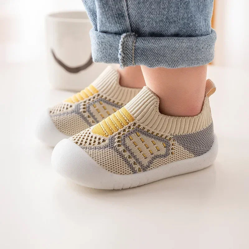 Baby Summer Mesh Sock Shoes – Soft Non-Slip Breathable Toddler Shoes for Boys & Girls 0–5 Years
