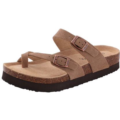 Women's Cork Mule Clogs – Suede Anti-Slip Outdoor Slippers with Arch Support