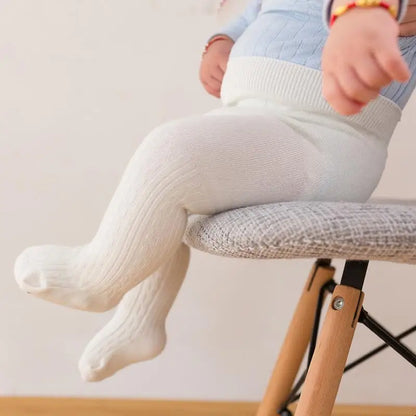 Baby Cotton Leggings – Soft Stretchy Pantyhose Stockings for Boys & Girls, Spring & Autumn