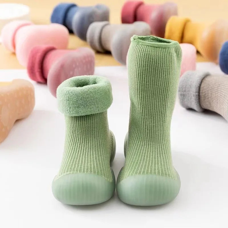 Baby Winter Warm Walking Shoes – Non-Slip Soft Sole Toddler Boots