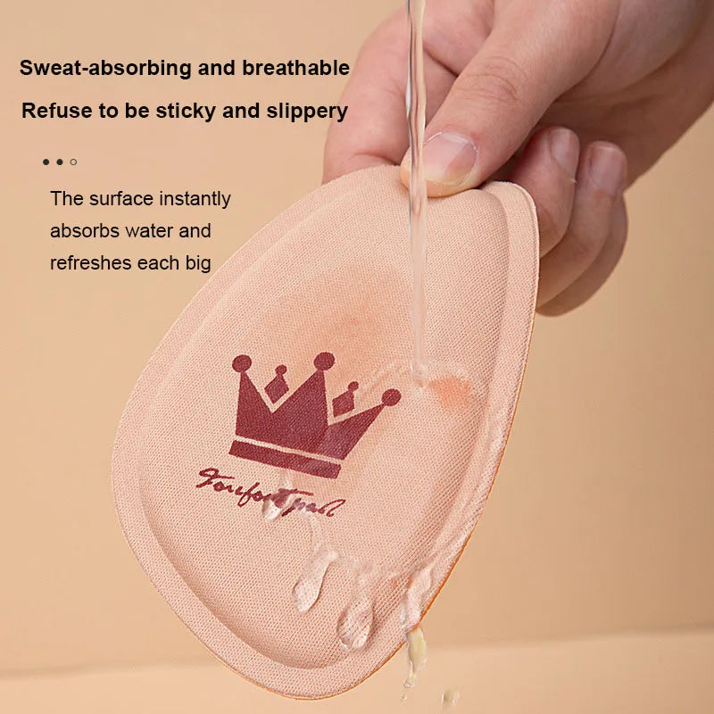Women Forefoot Cushion Insoles – Non-Slip Pain Relief Half Size Shoe Pads for Heels