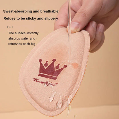 Women Forefoot Cushion Insoles – Non-Slip Pain Relief Half Size Shoe Pads for Heels
