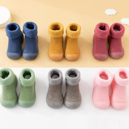 Baby Winter Warm Walking Shoes – Non-Slip Soft Sole Toddler Boots