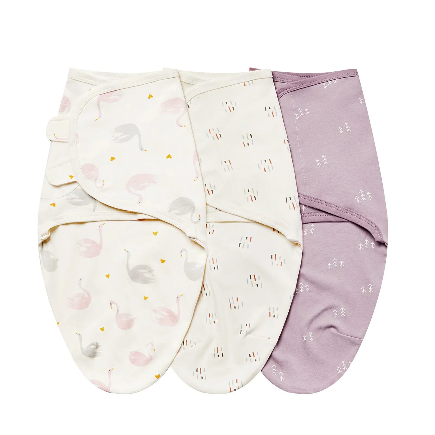 Baby Swaddle Blanket 3-Pack – 100% Cotton Adjustable Newborn Wrap Set for 0–6 Months