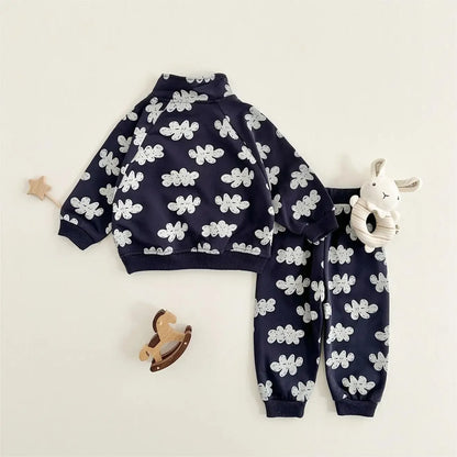 Baby Autumn Sweatshirt & Sweatpants Set – 2-Piece Unisex Kids Outfit for 9 Months–4 Years