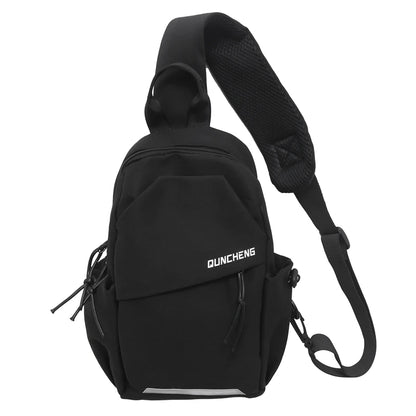 Unisex Nylon Crossbody Chest Bag – Lightweight Sports & Cycling Shoulder Bag