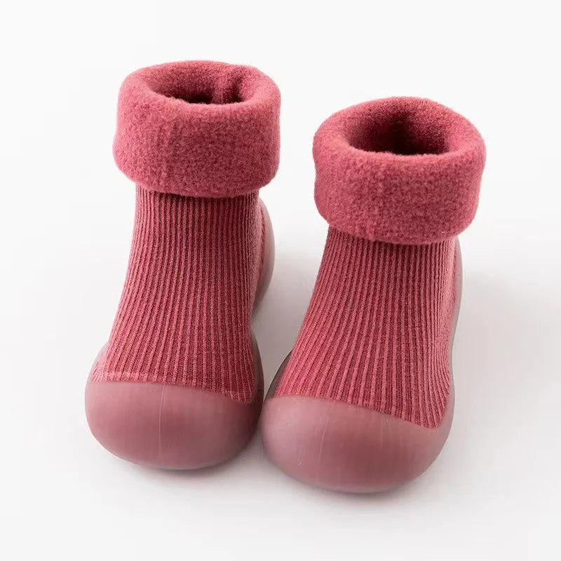 Baby Winter Warm Walking Shoes – Non-Slip Soft Sole Toddler Boots
