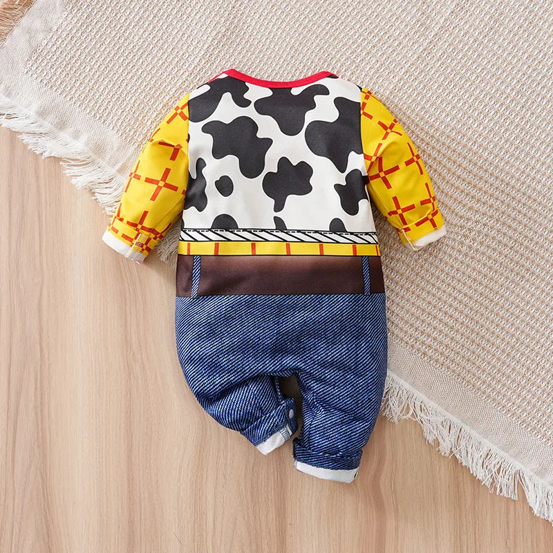 Baby Knitted Cartoon Romper – Soft Unisex Onesie for Newborns, Spring & Autumn