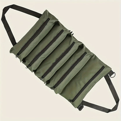 Professional Multi-Pocket Tool Roll Bag – Portable Oxford Cloth Organizer
