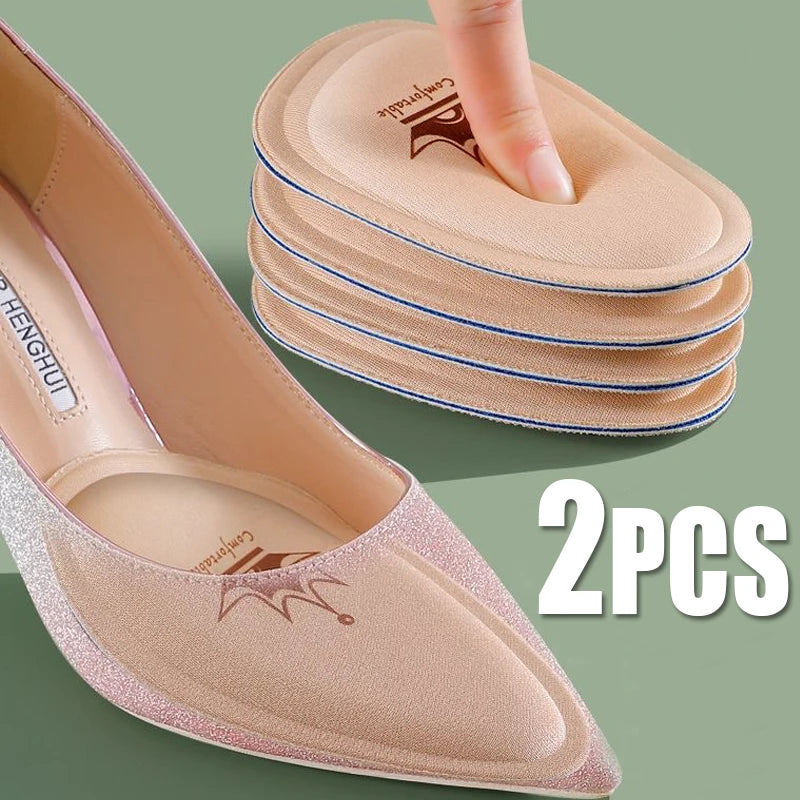 Women Forefoot Cushion Insoles – Non-Slip Pain Relief Half Size Shoe Pads for Heels