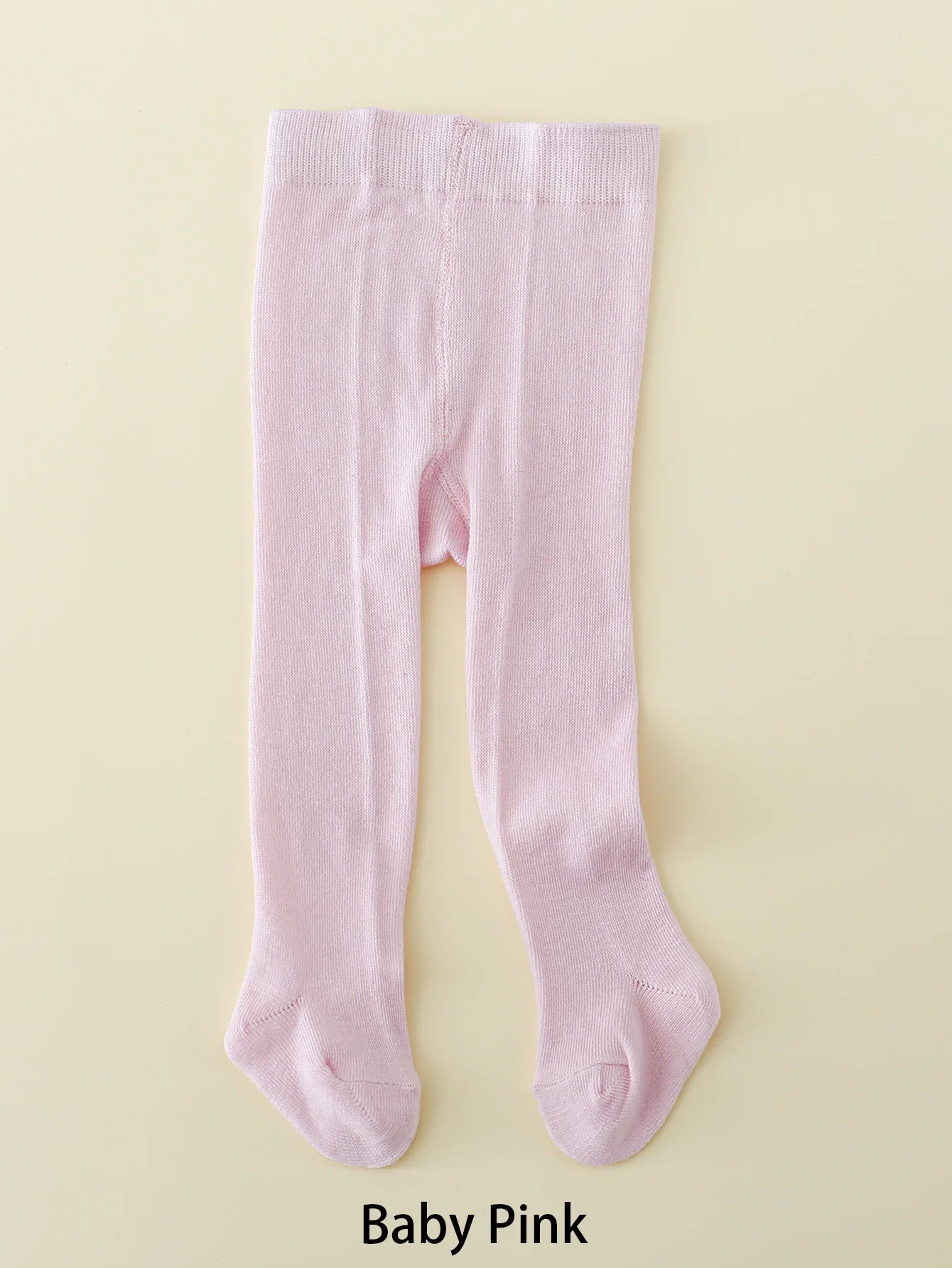 Baby Girls Pantyhose Tights – Soft Elastic Waist Solid Color Stockings for Newborns & Toddlers